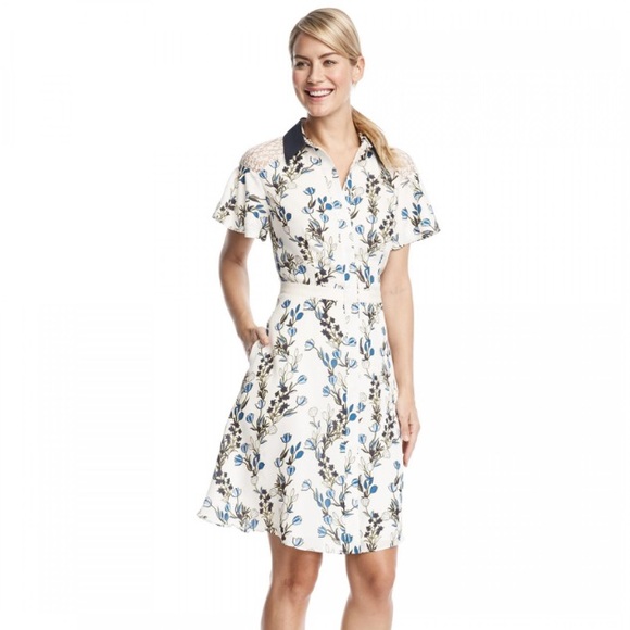 Draper James Dresses & Skirts - Draper James Silk Floral Dress